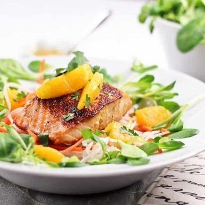 River Valley Fresh Salmon &amp; Orange Salad &ndash; Ready-Made Dining Experience from IntheMix​