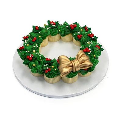 12 Christmas Wreath Cupcake Collection from IntheMix