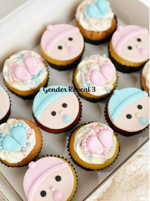 Gender Reveal Cupcake Collection No. 3 - A Sweet Surprise from IntheMix