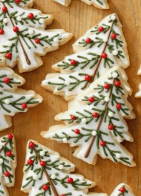 Colorful Christmas Tree Treats - Christmas Cookies from IntheMix