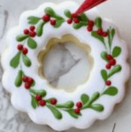 Winter Wreath - Christmas Cookies from IntheMix