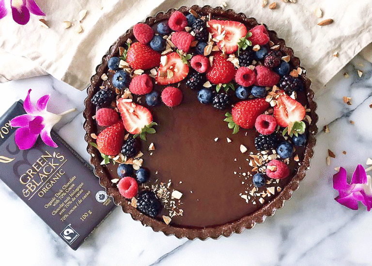 Decadent Amaretto Chocolate Tart by IntheMix