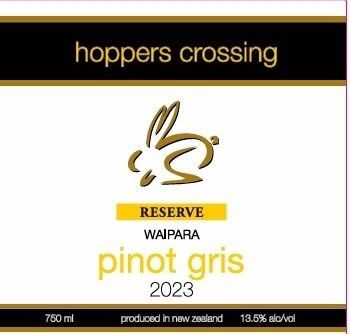 Hoppers Crossing Pinot Gris Waipara 2023