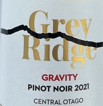Grey Ridge Central Otago Gravity Pinot Noir  2021