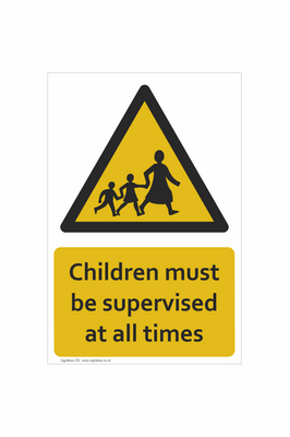 Caution - Children Must Be Supervised