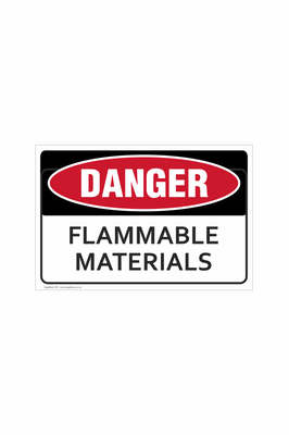 Danger - Flammable Materials