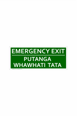 Putanga Whawhati Tata  |  Emergency Exit