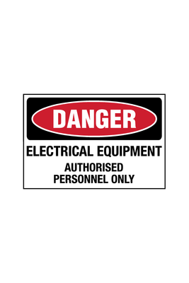 Danger - Electrical Equipment
