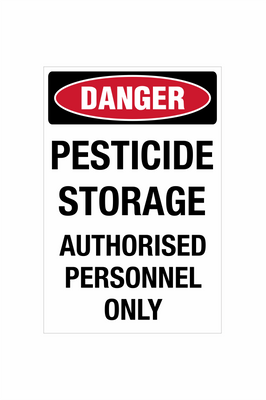 Danger - Pesticide Storage