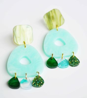 Electra Earring - Aqua