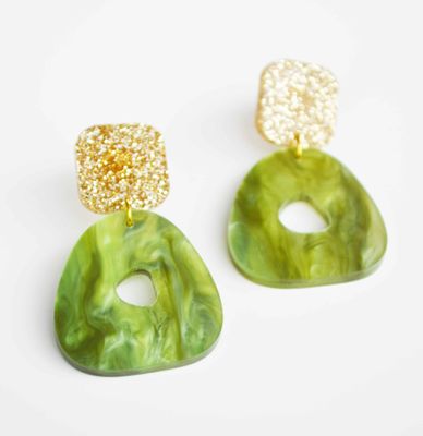 Maia Earring - Sage