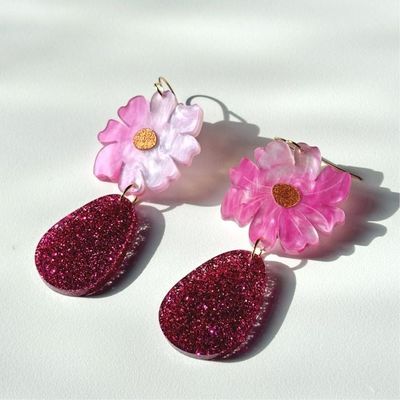 Fiesta Earring - Magenta