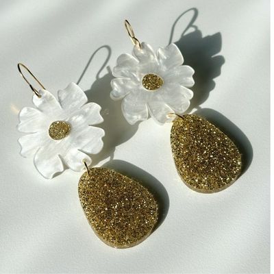 Fiesta Earring - Pearl/Gold