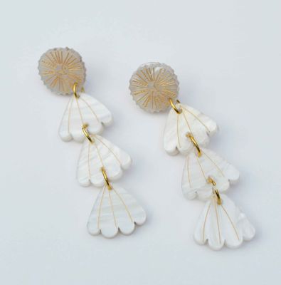 Sunbeam Earring - Pearl