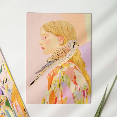 'Kea Girl' Greeting Card
