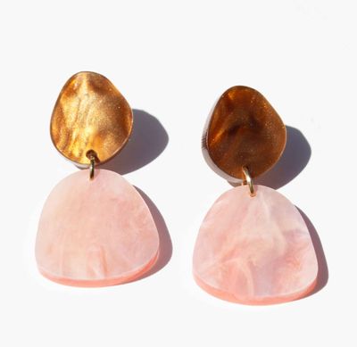 Willow Earring - Blush/Amber