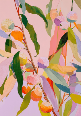 'Gum Leaves' A4 Print