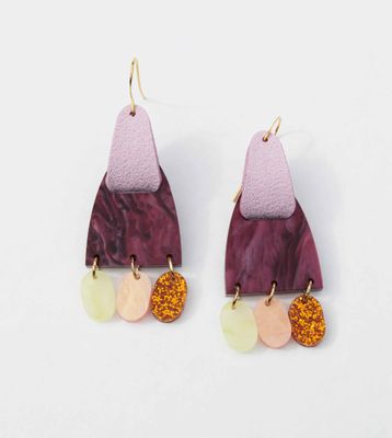 Salsa Earring - Merlot