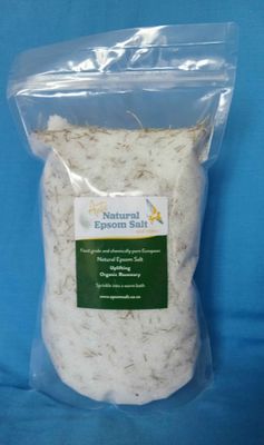 5.2.-  1.2kg of Natural Epsom Salt with Organic Rosemary UPLIFTING