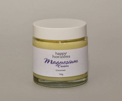 7.3.-  Happy Horizons Magnesium Cream (unscented) 120g