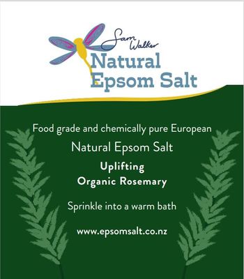 4.9kg of Natural Epsom Salt with Organic Rosemary UPLIFTING