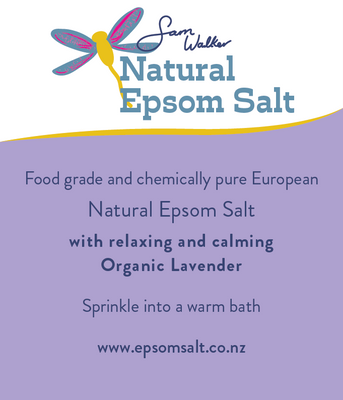 6.0.-  4.9kg of Natural Epsom Salt with Organic Lavender RELAXING &amp; CALMING