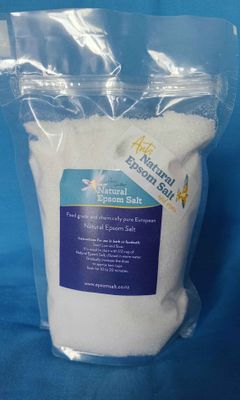3.-  Plain Natural Epsom Salt 1.3kg