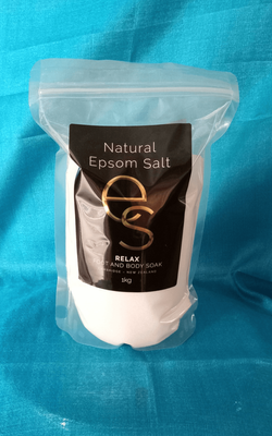 3.-  Plain Natural Epsom Salt 1kg