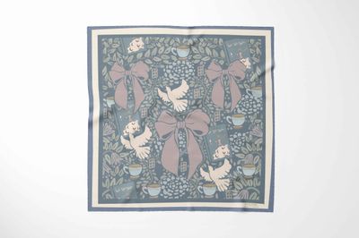 Kindred Collection - Pippinhill in Bluebell - Hankie