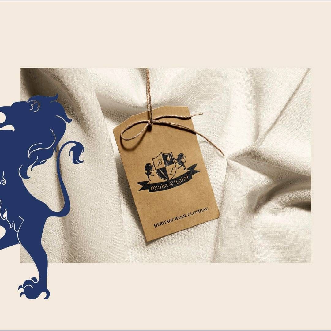 Burke and Laird primary, secondary and submark logo variations designed by Scooch Marketing Timaru