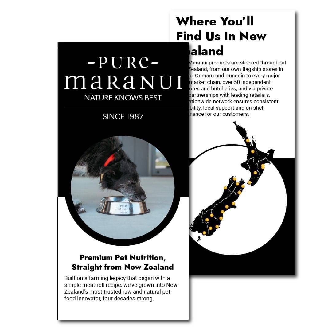 Pure Maranui multilingual brochure graphic design by Scooch Marketing Canterbury
