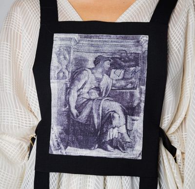 Lottie Tabard - renaissance print - Black