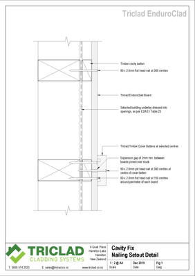 Enduroclad Board &amp; Batten Detailed Drawings