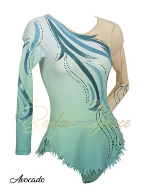 RGY349 Sublimated Rhythmic Dress - Long Sleeve