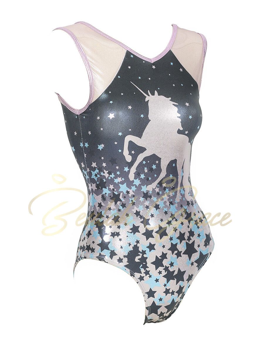 Unicorn Starlight Gymnastics Leotard - Sleeveless