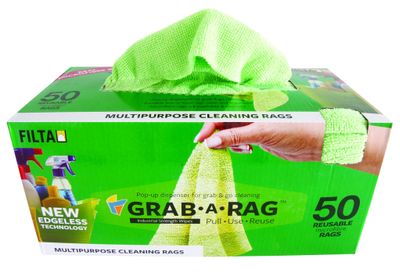 Grab-a-Rag Microfibre Rags Green