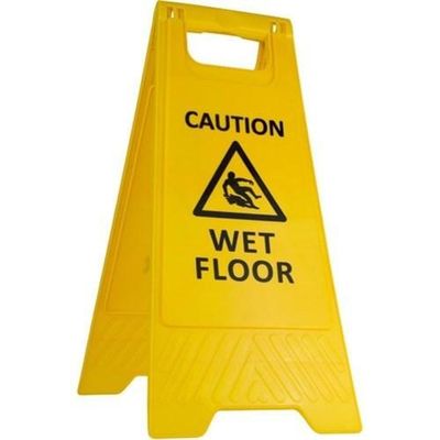 Wet Floor Sign Yellow