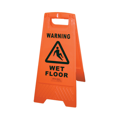 Wet Floor Sign Orange