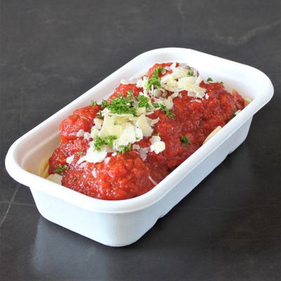 Tuscan Pork Meatballs &amp; Spaghetti