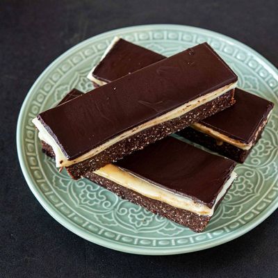 Chocolate Peppermint Slice