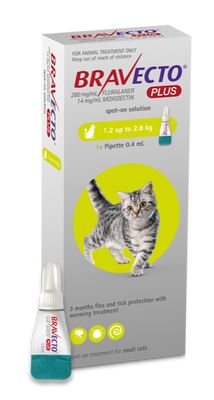 Bravecto PLUS for Cats Small