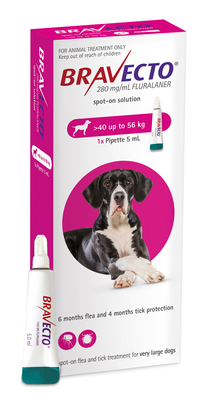 Bravecto Spot-On for Dogs X-Large 40-56 kg