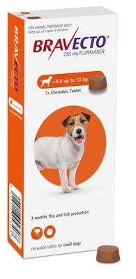 Bravecto Chewable Small Dog 4.5-10 kg