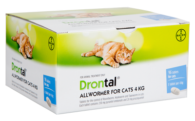 Drontal AllWormer Small Cat 4kg Single Tablet