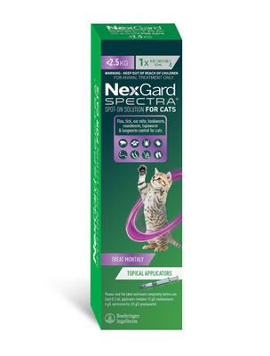 Nexgard Spectra for Small Cats SINGLE (0.8-2.4kg)