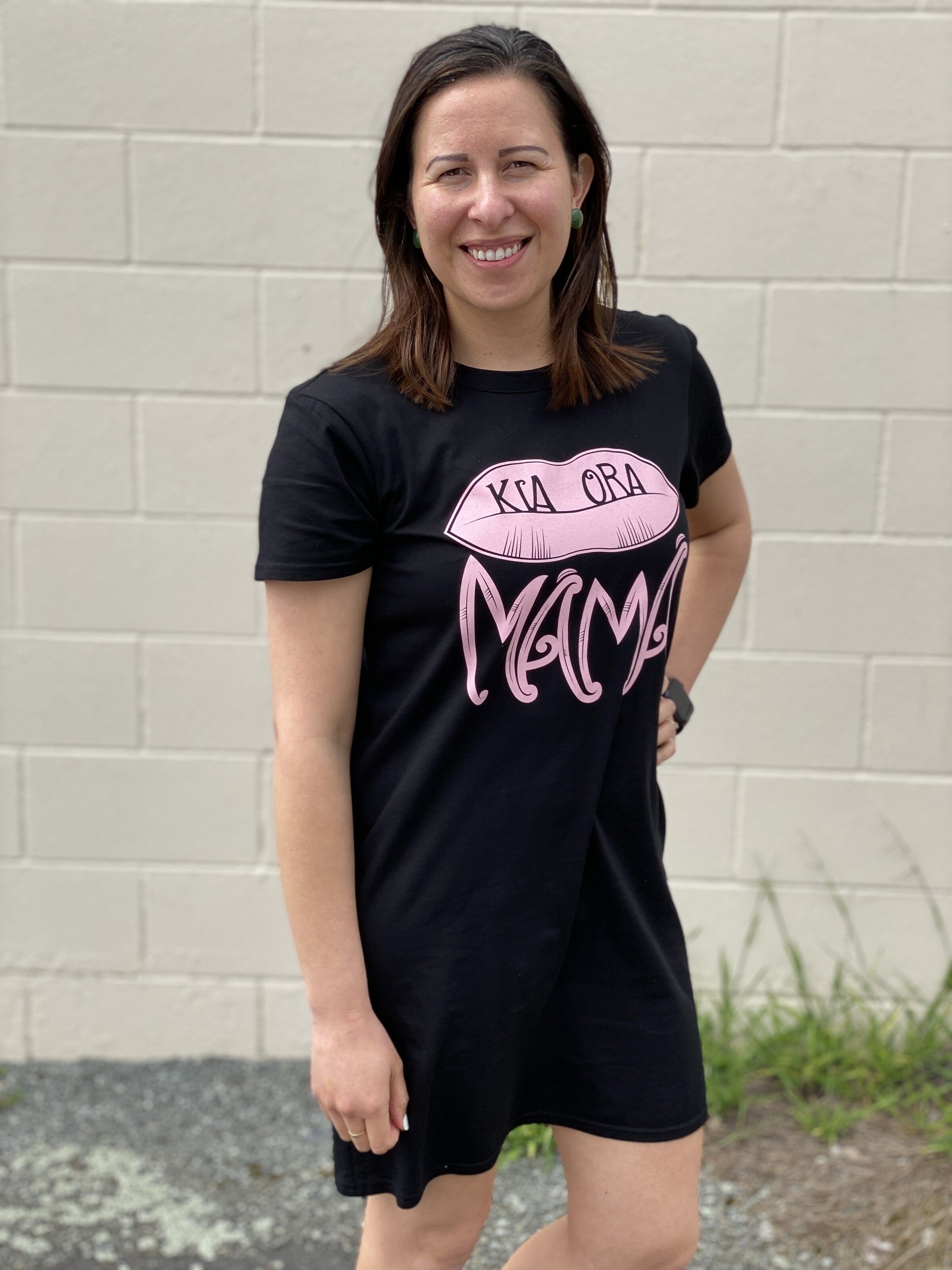 Kia Ora Māmā T-Shirt Dress