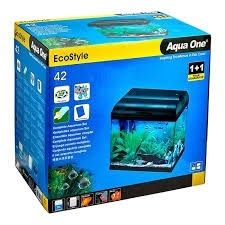 Aqua One EcoStyle 42 Rectangular Aquarium (Black) 21L