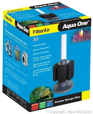 Aqua One Filter Air 30 Air Filter 8.5 x 19 x 8.5cm