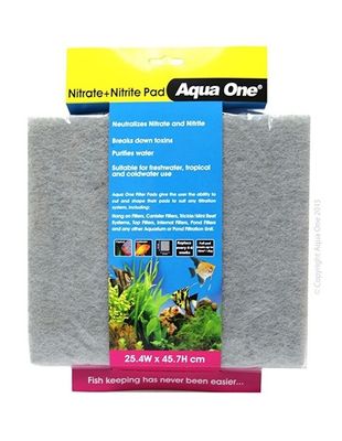Aqua One Nitrite Nitrate Pad - Self Cut Filter Pad 25.4x45.7cm