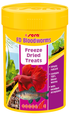 Sera FD Bloodworms Freeze Dried Treats 9g